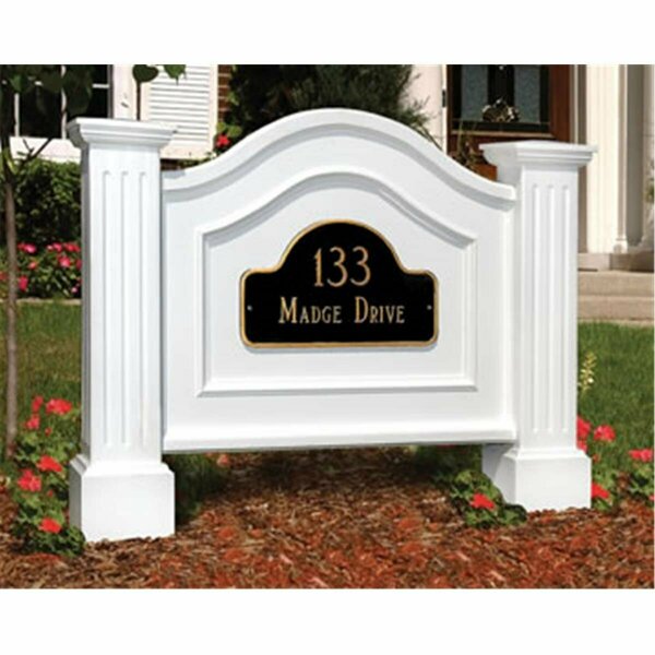 Mayne 5820W Nantucket Address Sign- White MA375727